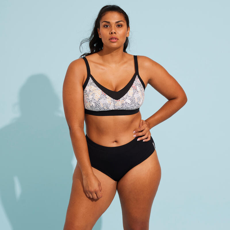 Bustieră aquagym-aquabike LIZA Alb Damă