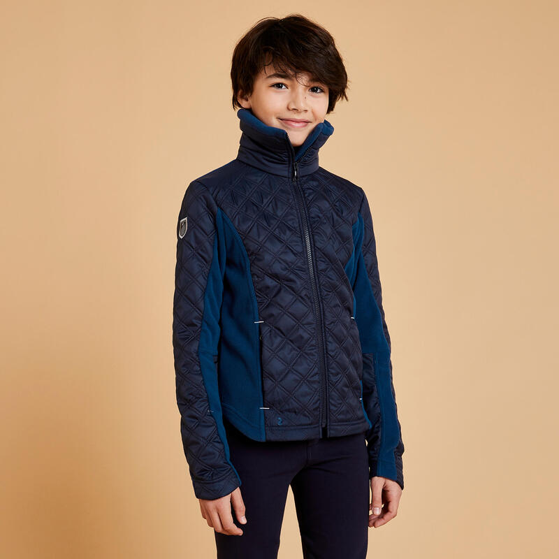 Polar 500 Echitație Bleumarin/Albastru Copii