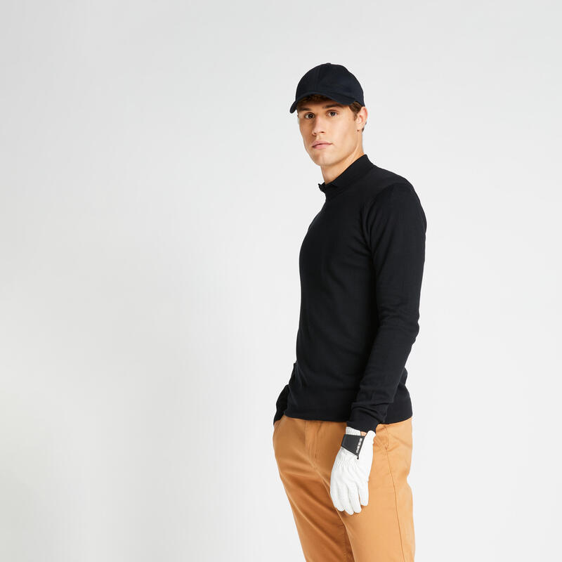 Poza Pulover Golf Negru Bărbaţi - imagine mare 1