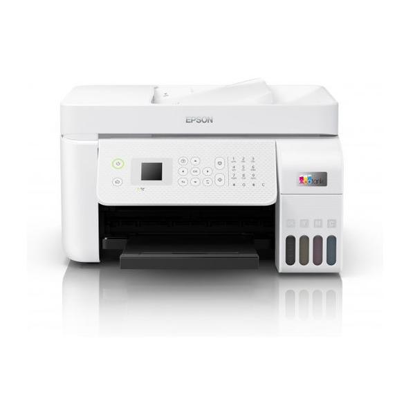 Poza Multifunctional Epson L5296, inkjet, 10ppm, A4, Fax, ADF, Retea, Wireless, USB (Alb)