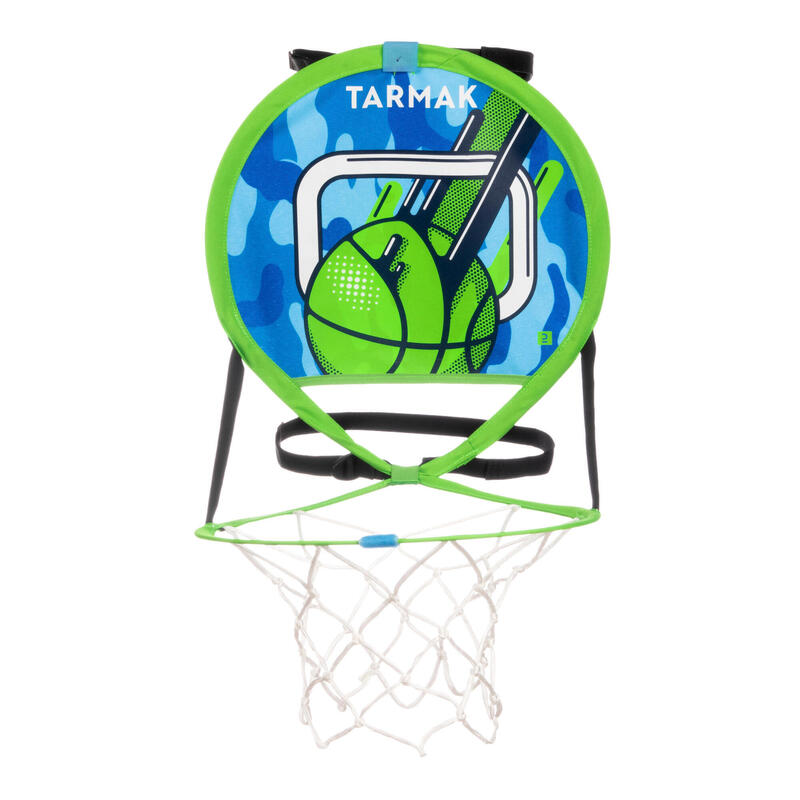 Coş de Baschet cu minge HOOP 100 Albastru-Verde