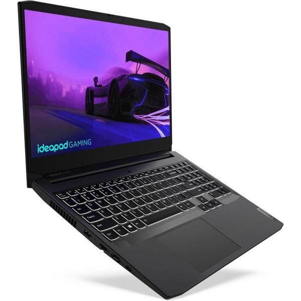 Poza Laptop Gaming Lenovo IdeaPad 3 15IHU6 (Procesor Intel® Core™ i5-11320H (8M Cache, up to 4.50 GHz, with IPU) 15.6" FHD, 16GB, 512GB SSD, nVidia GeForce RTX 3050 @4GB, Negru) - imagine mare 6